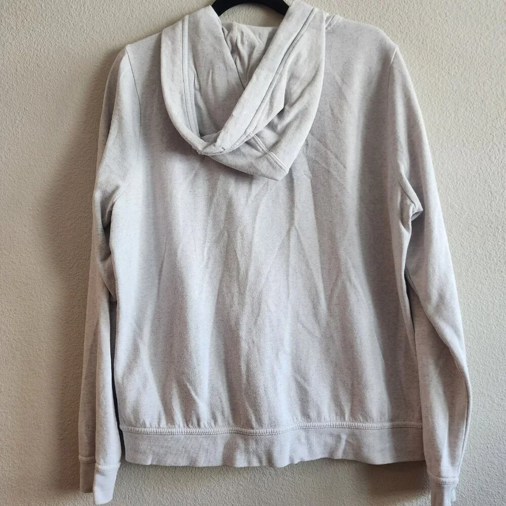 Nike Sportswear Mens Swoosh French Terry Sweatshirt Hoodie Full Zip Gray Size L